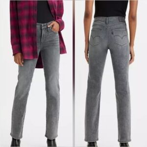 Levis 314 Shaping Straight Hypersoft Jeans Gray 32x32 Mid-Rise Slimming NWT 14